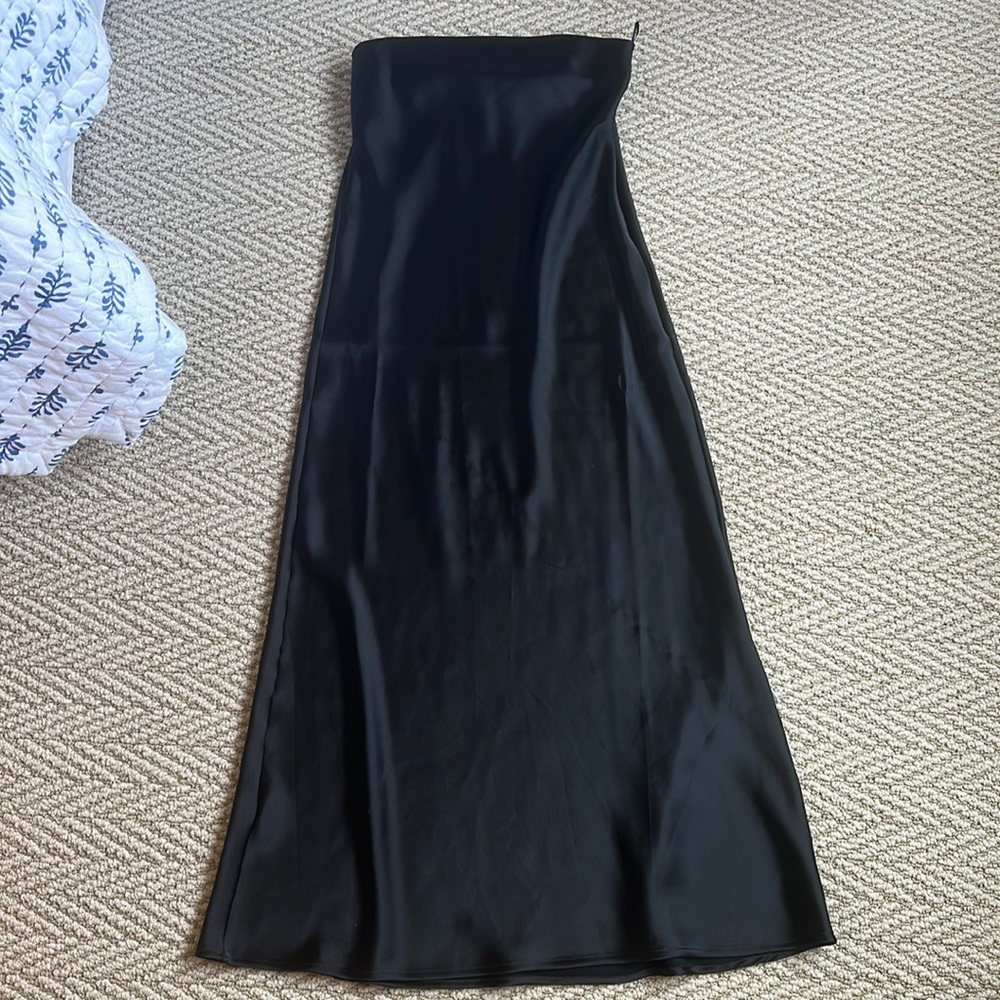Zara midi satin dress